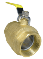 3/8" FULL PORT BRASS BALLVALVE