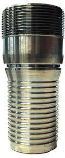 3" MPT CRIMP PLATED STEEL