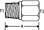 3/8" M-BSPT X 3/8" F-NPT