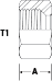 35MM TUBE NUT - LIGHT
