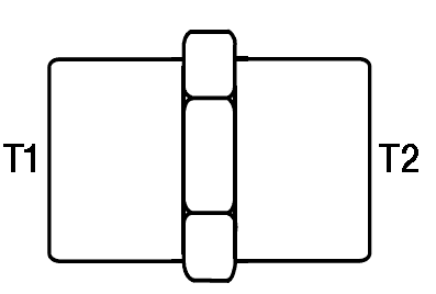 1/4" F-BSPP X 1/8" F-BSPP
