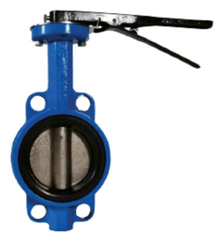 6" WAFFER STYLE BUTTERFLY VALVE