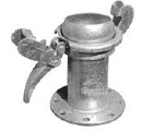 6" Male Ball x ANSI Flange