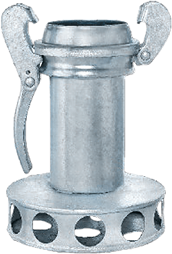8" Male Ball x Round Hole Strainer