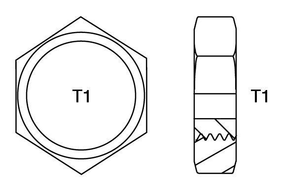 3/4" FLARELESS LOCKNUT