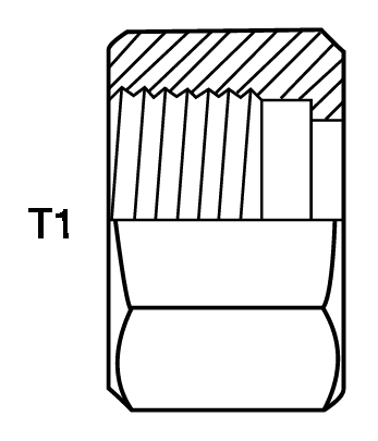 1 1/2" FLARELESS NUT