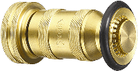 2 1/2" NST BRASS TAPPERED NOZZLE X 12"
