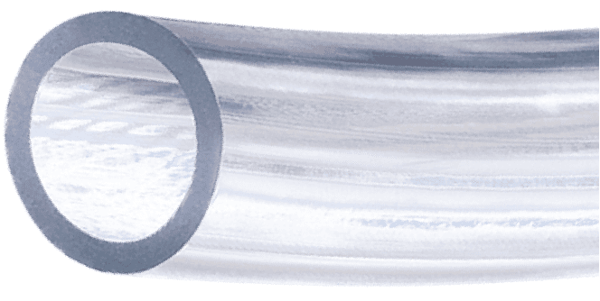 1-1/2" Clear Food Grade PVC Tubing