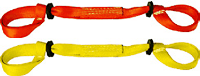 44" - 4 PLY Yellow Nylon Whip Check (1"