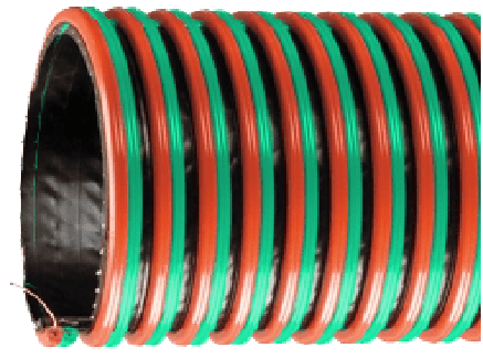 4" ORANGE DROP HOSE