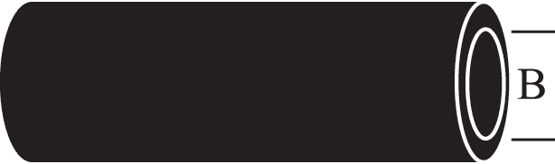 0.875" BLACK POLYURETHANE SLEEVE