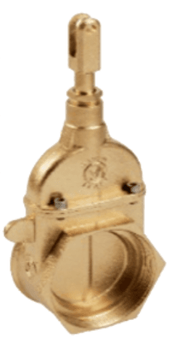 4Lever/stem gate valve-Double hex-NPT/W
