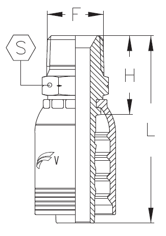 1" INSERT X 3/4" MNPT