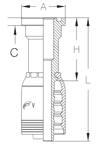 1" INSERT X 1-1/2" FLG CODE 61