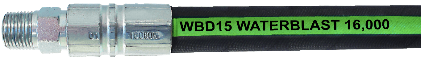 3/8" x 10' 18K waterblast Assy