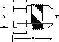 UNPLATED -16 M-JIC X 1-1/4" TUBE