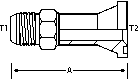 -32 M-JIC X 2" CD 62 FLNG