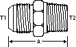 -32 M-JIC X 1-1/4" M-NPT