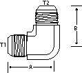 90deg 5/16 MJIC X 1/4 MJIC ADAPTER