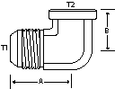 90 DEGREE -6 M-JIC X 1/8" F-NPT