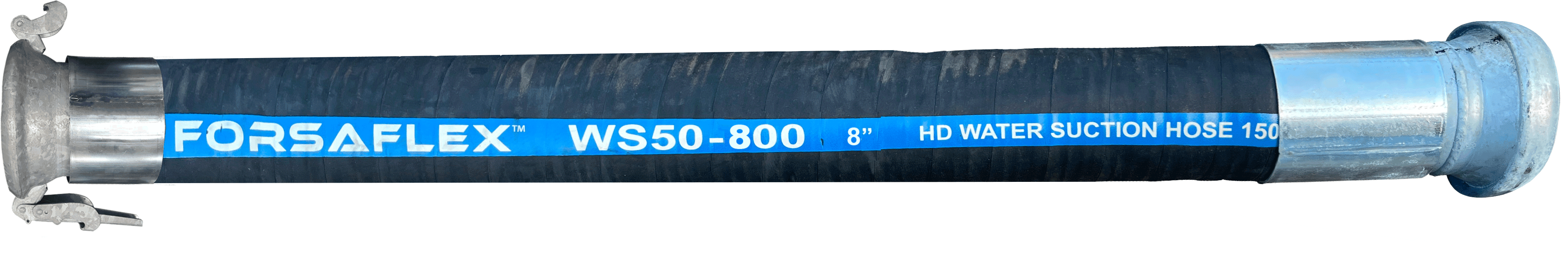 8" x 10' HD Rubber Suction & Discharge - Bauer