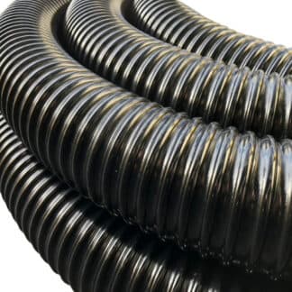 1" Solid Black PVC Suction