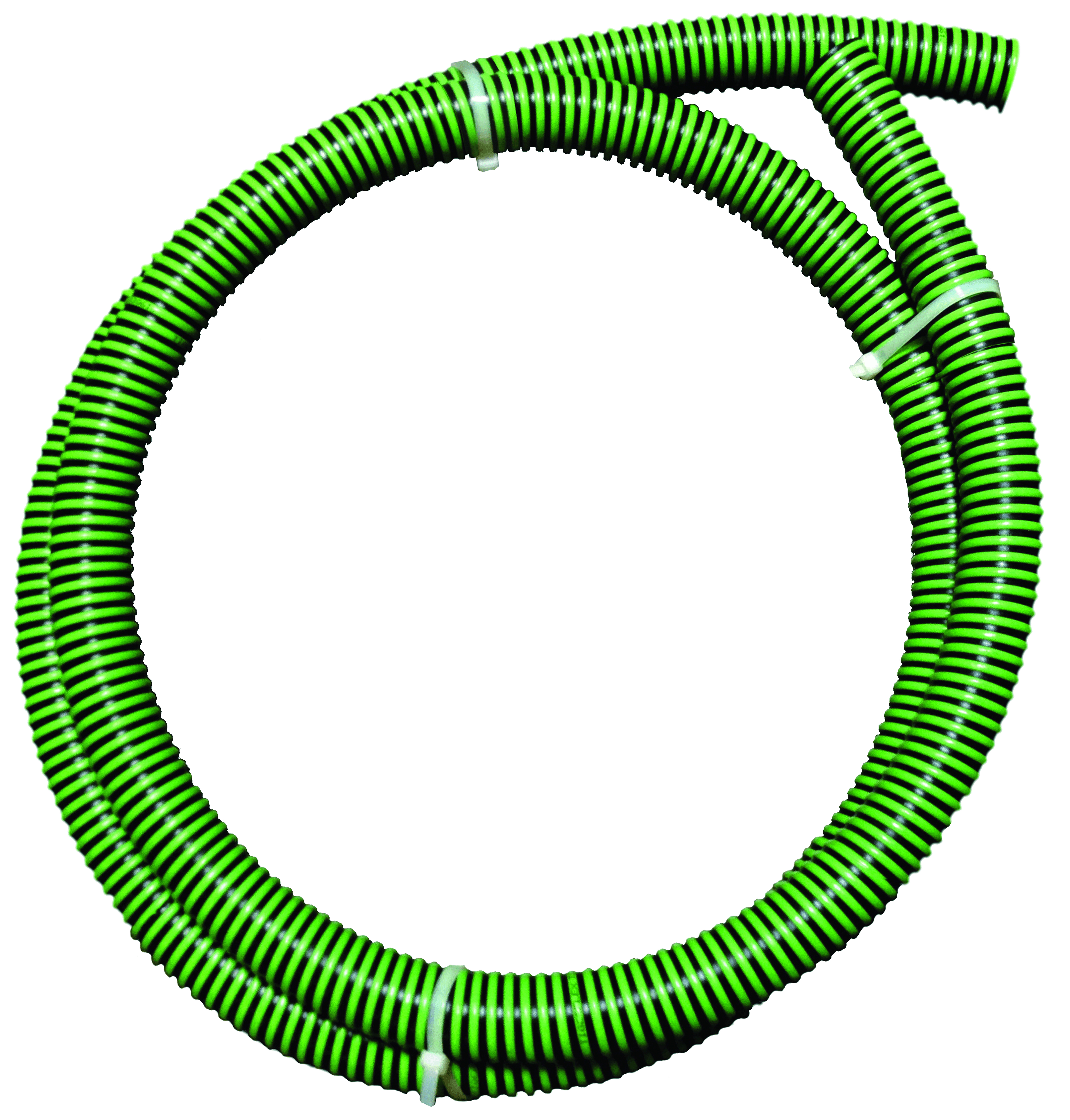 1-1/2" x 100' Green/Black EPDM Hose - Bulk
