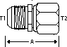 -6 M-JIC X 1/2" F-BSPP
