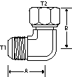 90 DEGREE -16 M-JIC X F-BSPP SWIVEL
