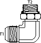 90 DEGREE -10 M-JIC X 18MM MALE METRIC