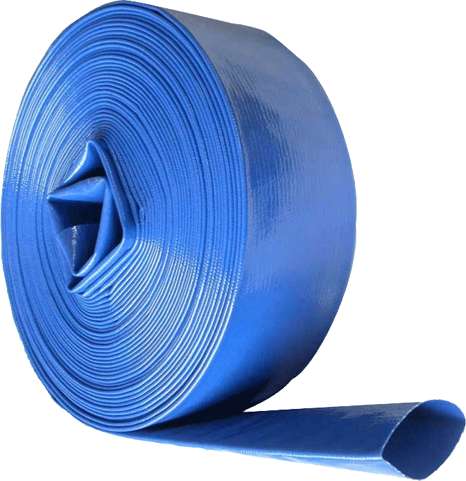 3" Blue PVC Layflat Disc.