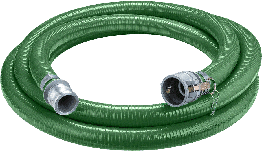 3"x20' Green PVC Suction CPLD CxE