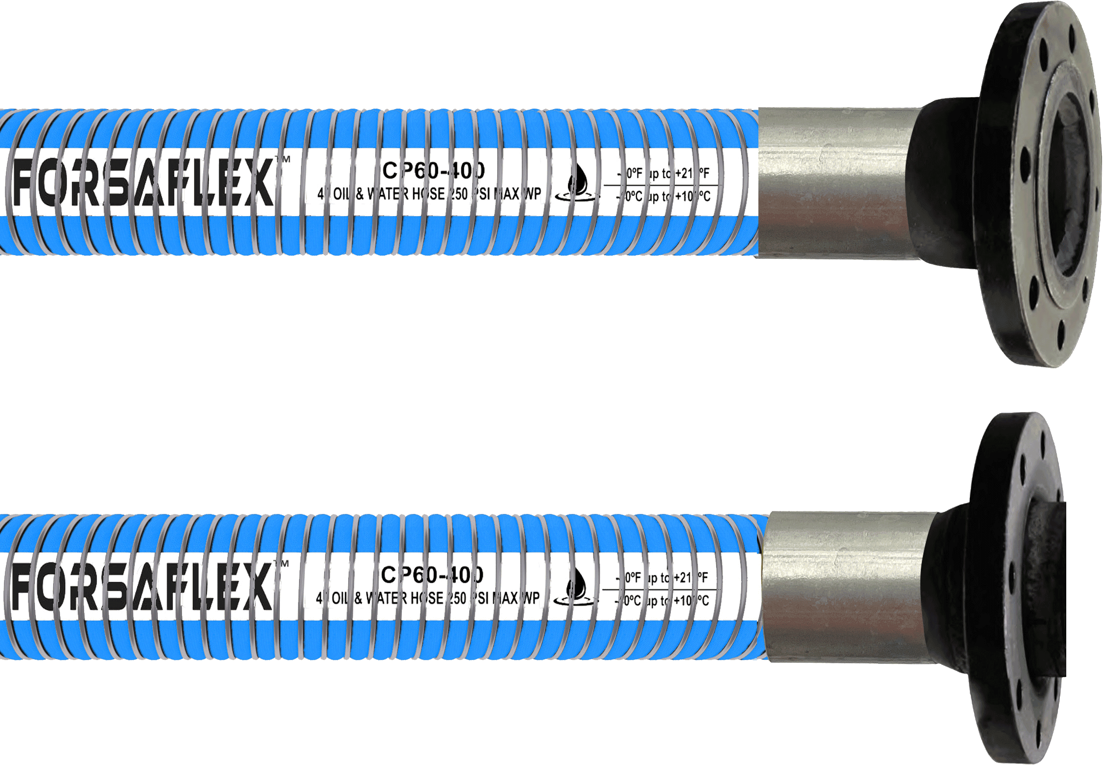 10"x10' Composite -Water Hose Assy FxFl