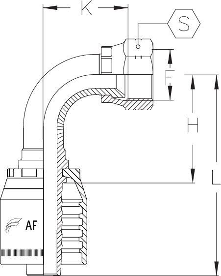 3/8" INSERT X -6FJ 90
