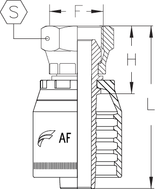 1" INSERT X -16 FEMALE BSPP