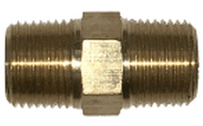 1/2" x 1/4" Brass Hex Nipple