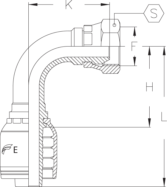 1" INSERT X 3/4" FBSP - 90 DEG