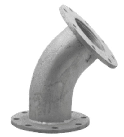 6" - 45 Degree Flange Elbow