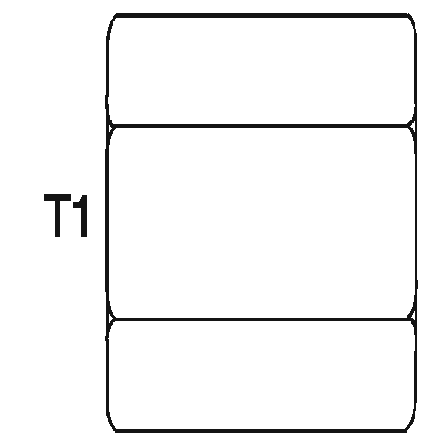 -24 ORFS TUBE NUT