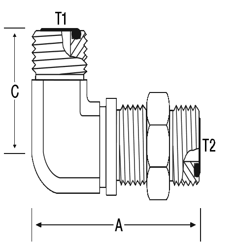 90 DEGREE -20 M-ORFS X -20 M-ORFS