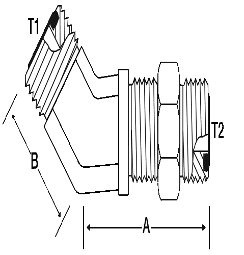 45 DEGREE -20 M-ORFS X -20 M-ORFS