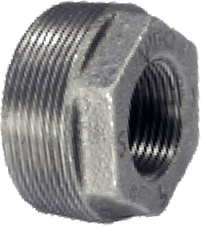 1" x 3/8" Black Iron Reducing Bushing