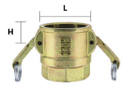 Mortar - 1-1/4" BSPP Type D 51mm x 22