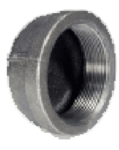 3/8" BLACK IRON FEMALE CAP 3000#