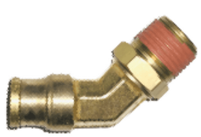 DOT PC 45 DEG 1/4" TUBE X 1/8"M-NPT