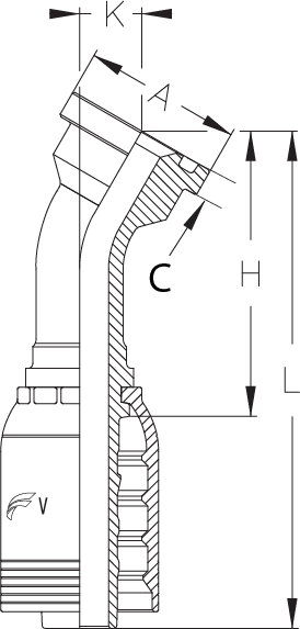 1-1/4" INSERT X 30 DEGREE 1-1/2"FLG