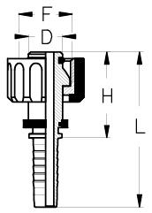 5/16" HOSE X FEMALE PW M22 X 1.5