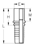 1" INSERT X 1" STANDPIPE
