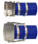 3" x 50' Blue PVC Assembly Camlocks