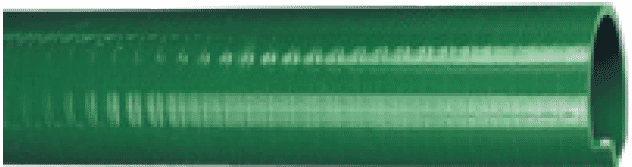 3"x15' Green PVC Suction